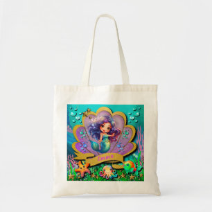 Bolsa Tote Debaixo do Mar & Festa de Aniversário da Sereia Me