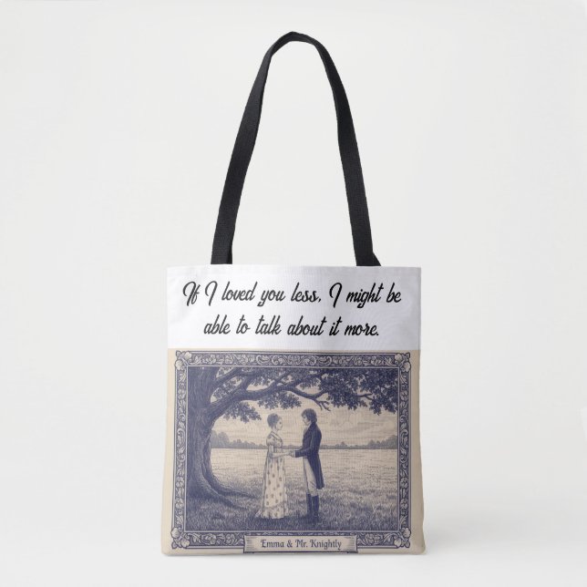 Bolsa Tote Declaração do Sr. Knightley (Frente)