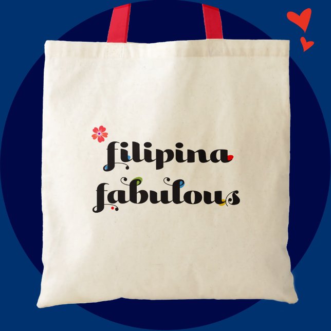 Bolsa Tote Declaração Fabulosa Filipina (Criador carregado)