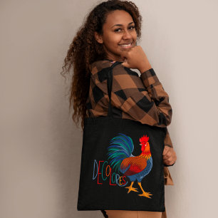 Bolsa Tote DeColores Cursillo Colorful Rooster