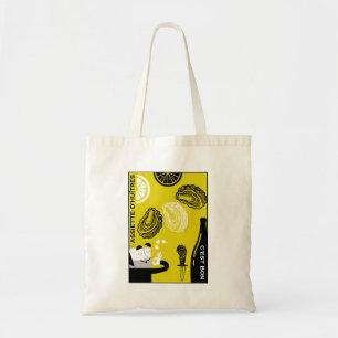 Bolsa Tote Decoração da cozinha do país de ostra francesa