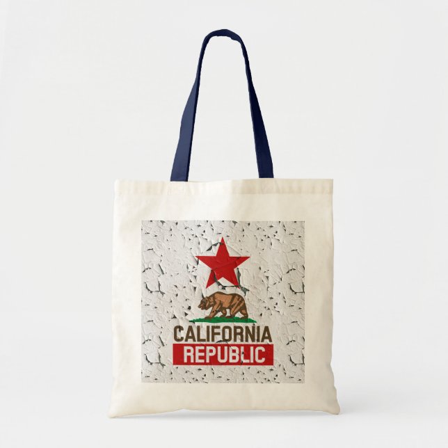 Bolsa Tote Decoração de Tinta de Despejo da República da Cali (Frente)