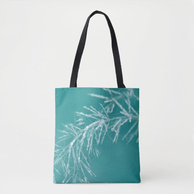 Bolsa Tote Decorações de Natal da Natureza (Frente)