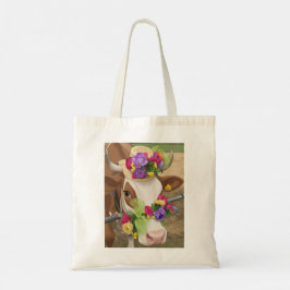 Bolsa Tote Decorated cow tote bag