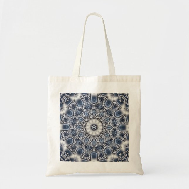 Bolsa Tote Decorativa Azul (Frente)