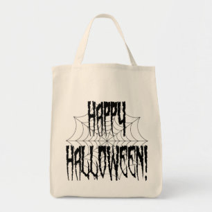 Bolsa Tote Dedos de Aranha Halloween e Web