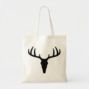 Bolsa Tote Deer Head Silhouette Antlers Animal Reindeer