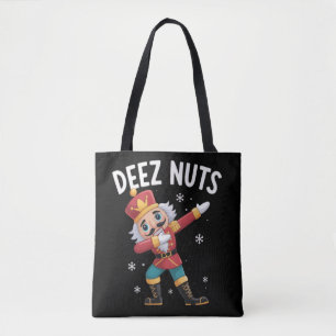 Bolsa Tote Deez Nozes Quebra-Nozes Nozes Natal Engraçado