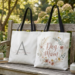 Bolsa Tote Defensora do Resgate de Mãe de Cachorro Coroa Flor