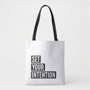 Bolsa Tote Defina sua tipografia de intenção