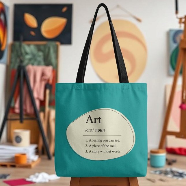 Bolsa Tote Definição de Arte Personalizada (Fully customizable tote bag for art lovers)