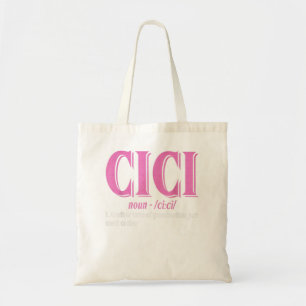 Bolsa Tote Definição de Cici - Dia da Avó