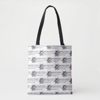 Bolsa Tote Definição de Momfulness Floral Padrão de Maternida