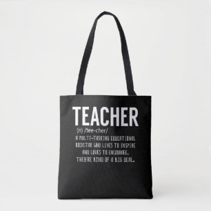 Bolsa Tote Definição de Professor Apreciação de Professor
