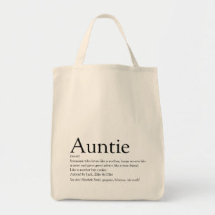 Bolsa Tote Definição de tia favorita