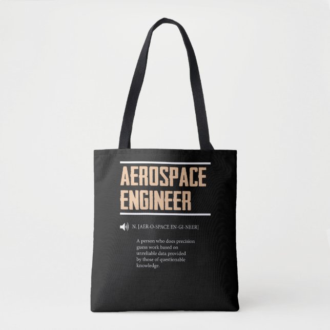 Bolsa Tote Definição de uma ideia do presente do engenheiro (Frente)