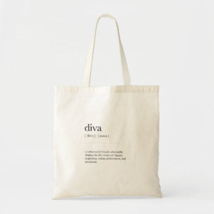 Bolsa Tote Definição Diva Significa Decoração Dicionária