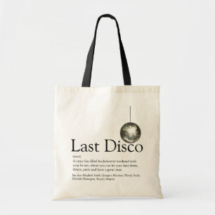 Bolsa Tote Definição Personalizada da Última Festa de Solteir