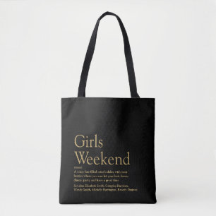 Bolsa Tote Definição Personalizada de Fim de Semana das Menin
