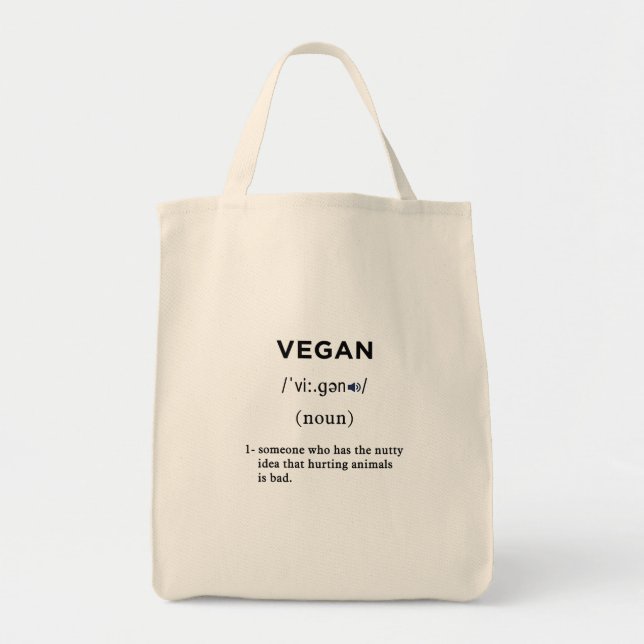 Bolsa Tote definição vegana (Frente)