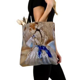 Bolsa Tote Degas Dançarina Com Laço Azul