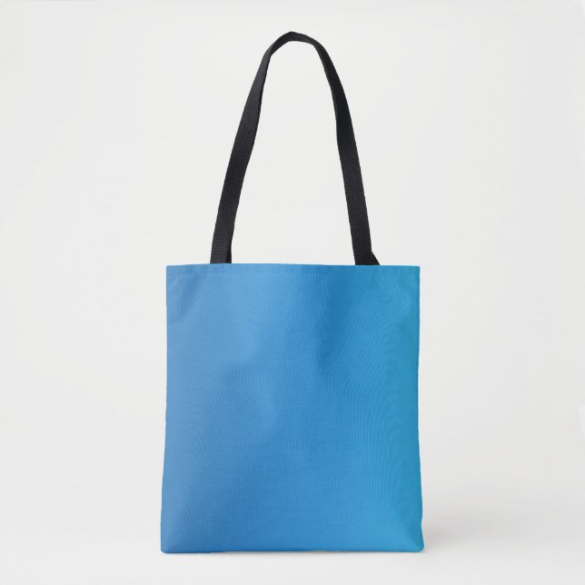 Bolsa Tote Dégradé Bleue Tendance (Frente)