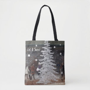 Bolsa Tote Deixais lhe para nevar