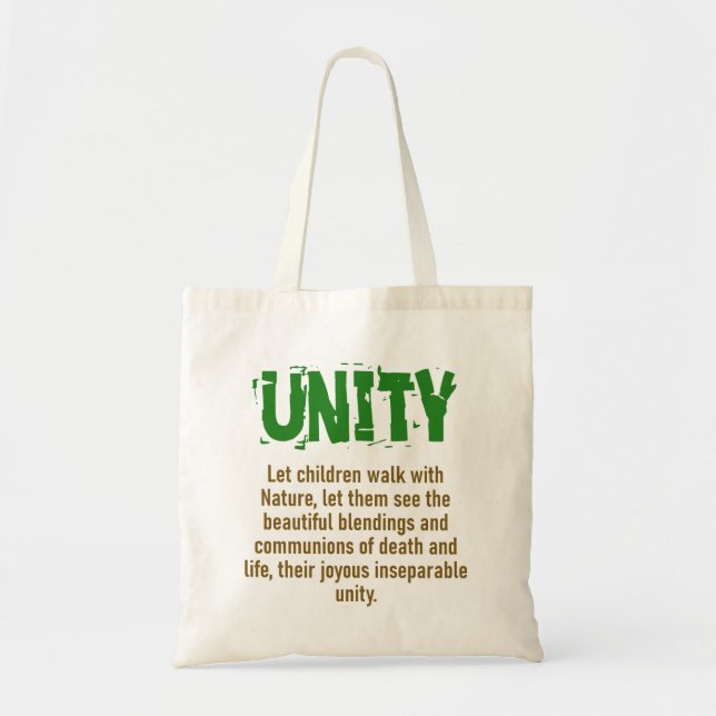 Bolsa Tote Deixar as crianças caminharem com a natureza - cit (Frente)