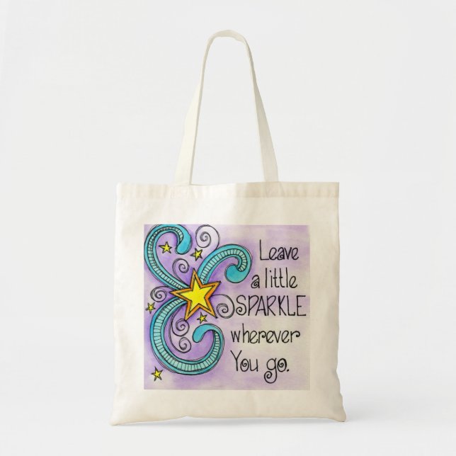 Bolsa Tote Deixar Um Pouco De Faísca (Frente)