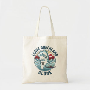 Bolsa Tote Deixe a Groenlândia em Paz