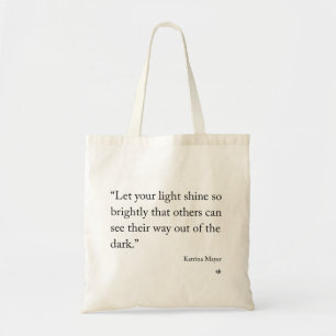 Bolsa Tote Deixe A Luz Brilhar