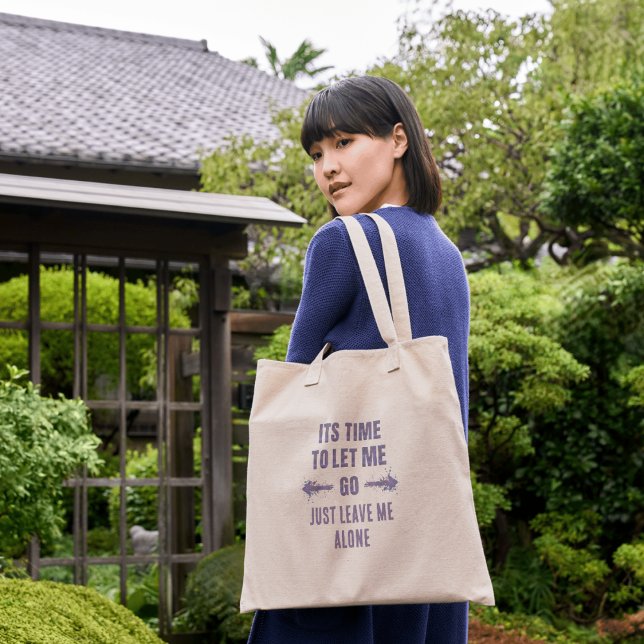 Bolsa Tote deixe a mente definir a autoexpressão emocional te (Criador carregado)