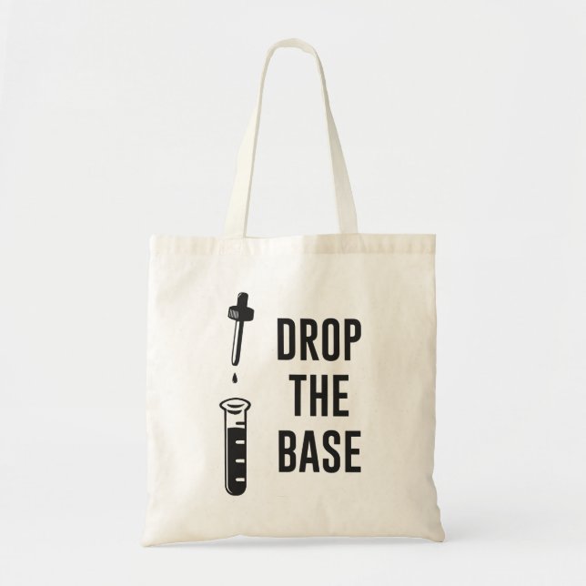 Bolsa Tote Deixe cair a base baixa da química (Frente)