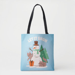 Bolsa Tote Deixe Nevar Amigos
