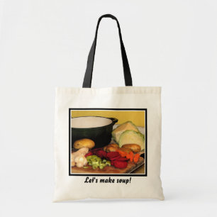 Bolsa Tote Deixe-nos fazer a sopa vegetal!