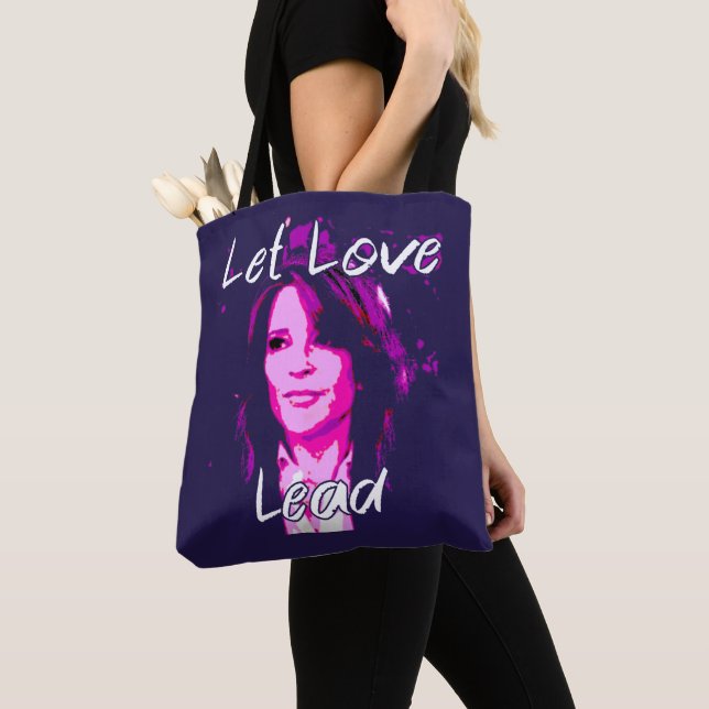 Bolsa Tote Deixe o Amor Chumbo - Marianne Williamson (Close Up)