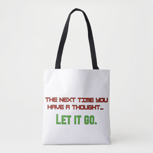 Bolsa Tote Deixe-o ir (Frente)