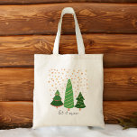 Bolsa Tote Deixe-o nevar presentes de Natal para ela<br><div class="desc">Deixem-no nevar presentes de Natal para a sua bolsa de tote,  árvores de Natal e flocos de neve simples de tote presentes de Natal para a mãe presentes de Natal ideias</div>