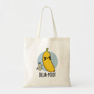 Bolsa Tote Deja-Poot Funny Banana Double Fart Pun