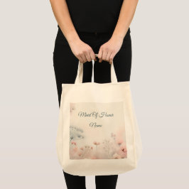 Bolsa Tote Delicada Renda de Rainha Floral Festa de Casamento