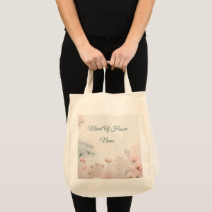Bolsa Tote Delicada Renda de Rainha Floral Festa de Casamento