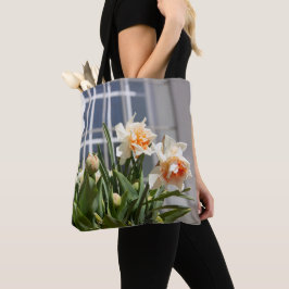 Bolsa Tote Delicados narcisos fofos primavera