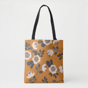Bolsa Tote Delicar Padrão Floral Da Vintagem Botânica