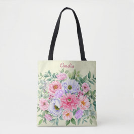 Bolsa Tote Delicate Summer Garden Party Floral
