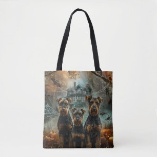 Bolsa Tote Delícia Canina de Halloween de Airedale