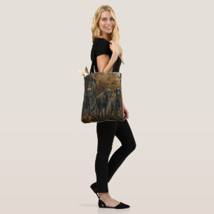 Bolsa Tote Delícia Canina de Halloween do Afghan Hound
