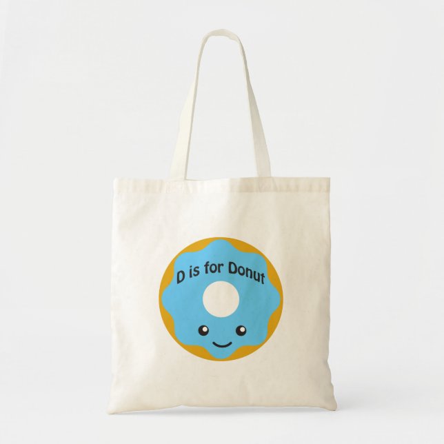 Bolsa Tote Delicioso D é para Rosquinha (Frente)
