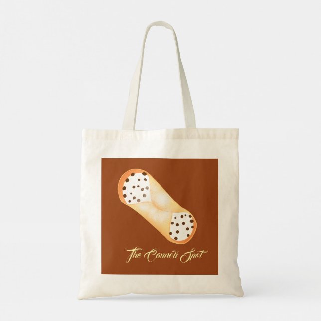 Bolsa Tote Delicioso deserto de Cannoli (Verso)