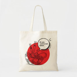 Bolsa Tote Delicioso Ramen Kawaii - Comida Japonesa Divertida