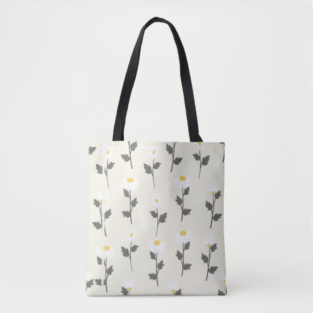 Bolsa Tote Deliciosos Pequenos Daisies Selvagens Floral (Frente)